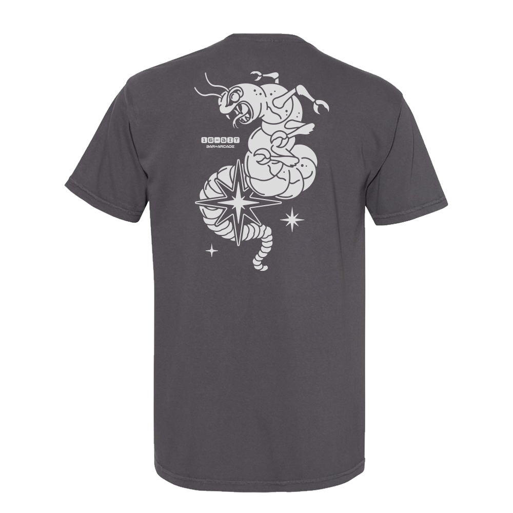 CENTIPEDE POCKET TEE - GRAPHITE