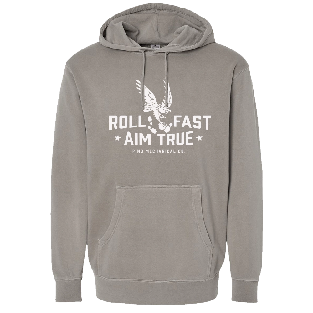 Gray Roll Fast Aim True Hoodie