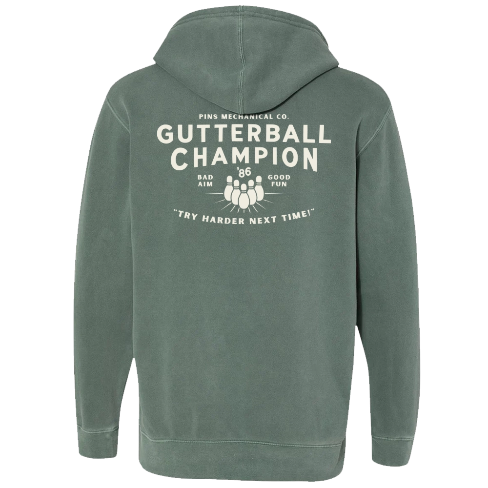 Green Gutterball Champ Hoodie